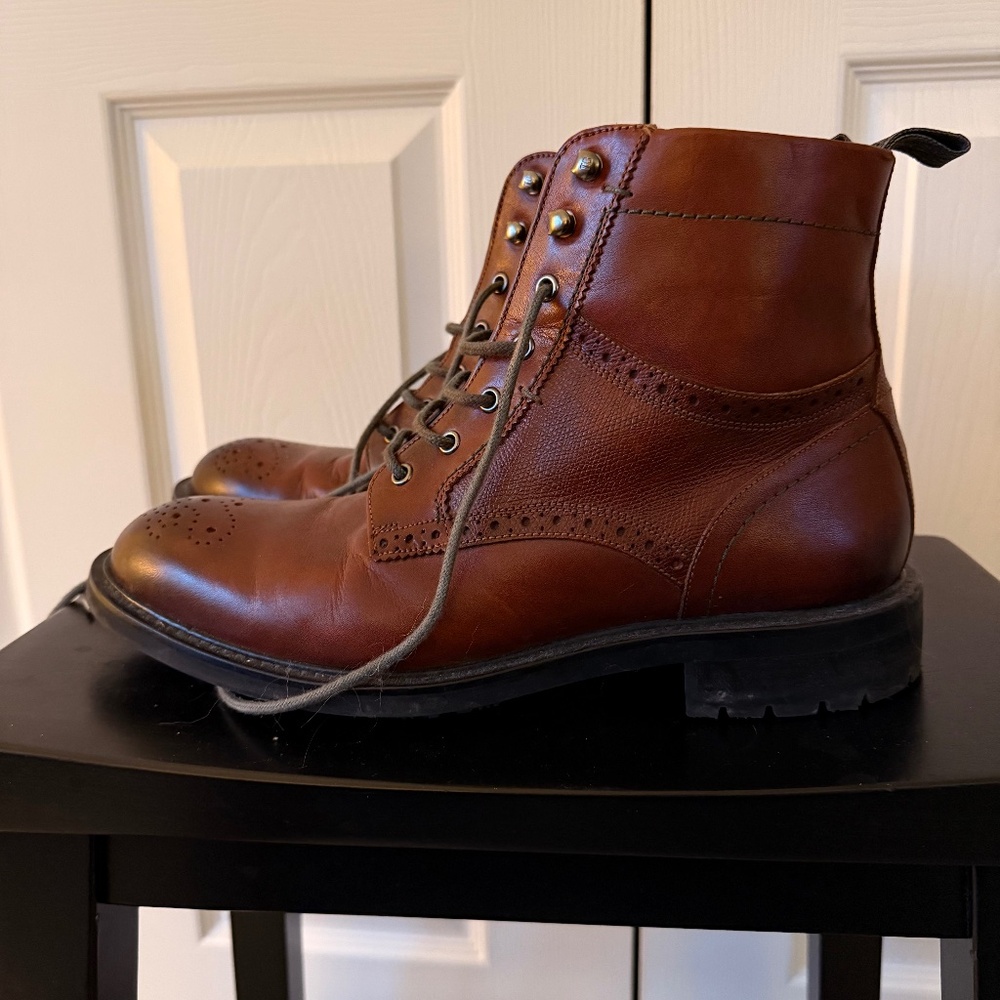 Ted Baker London Mens Brwtton (Style 241231)Leather Tan Size 10